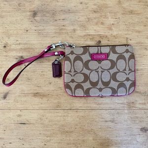 Coach wristlet